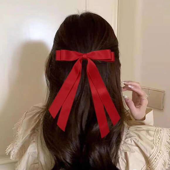 Accessories - Double Bow Knot Alligator Hair Clip (Multiple Colors Available)